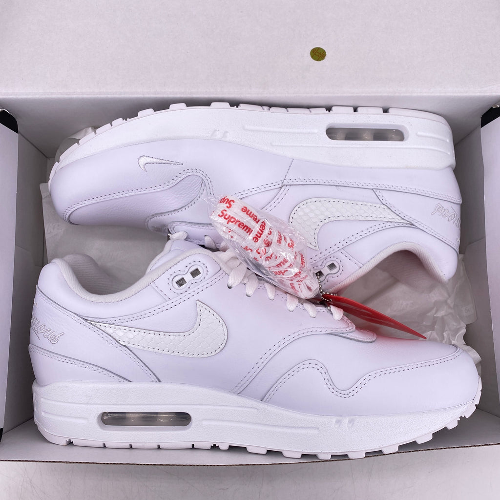 Nike Air Max 1 '87 SP "Supreme White" 2025 New Size 8.5