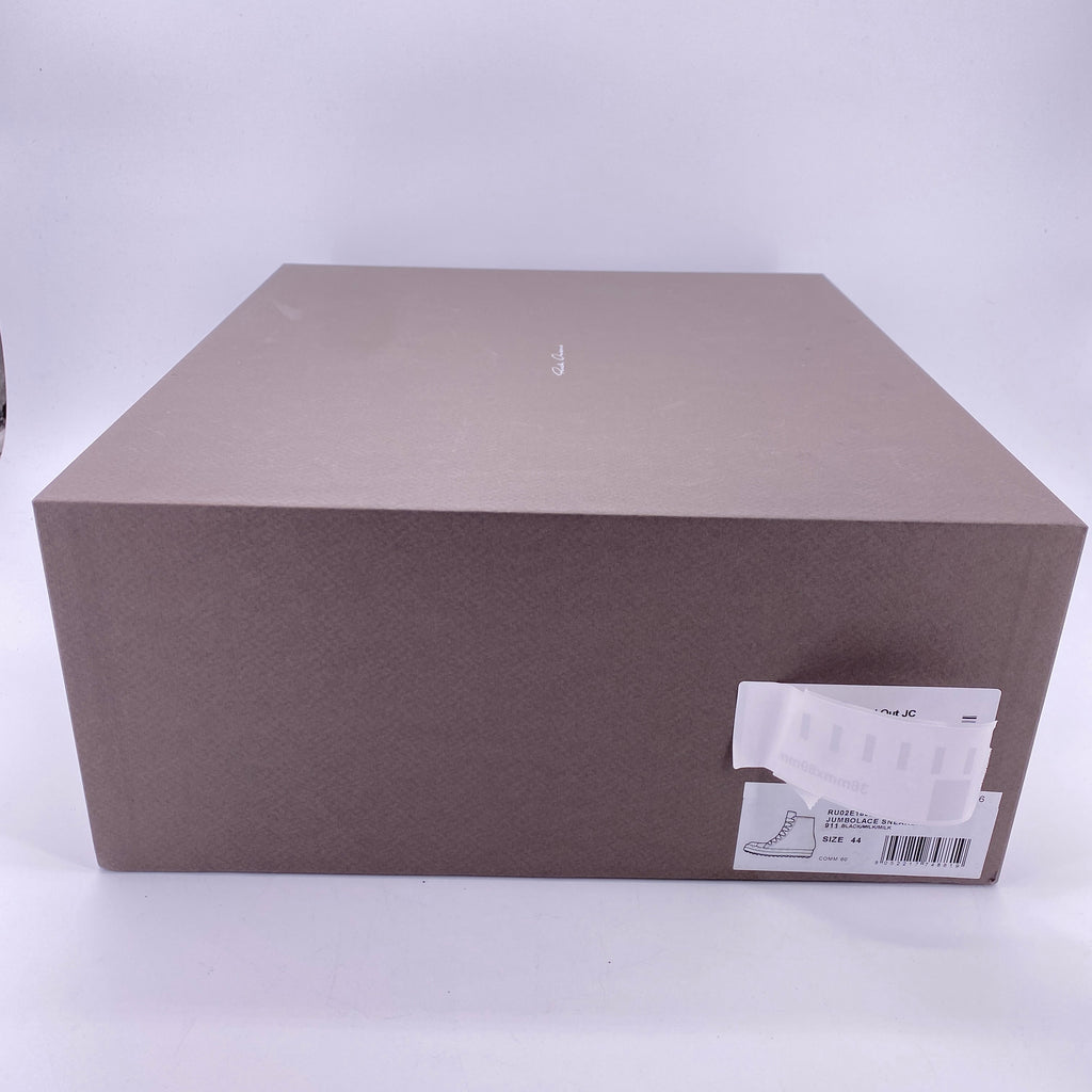 Rick Owens High Top "Jumbo Lace"  New Size 44