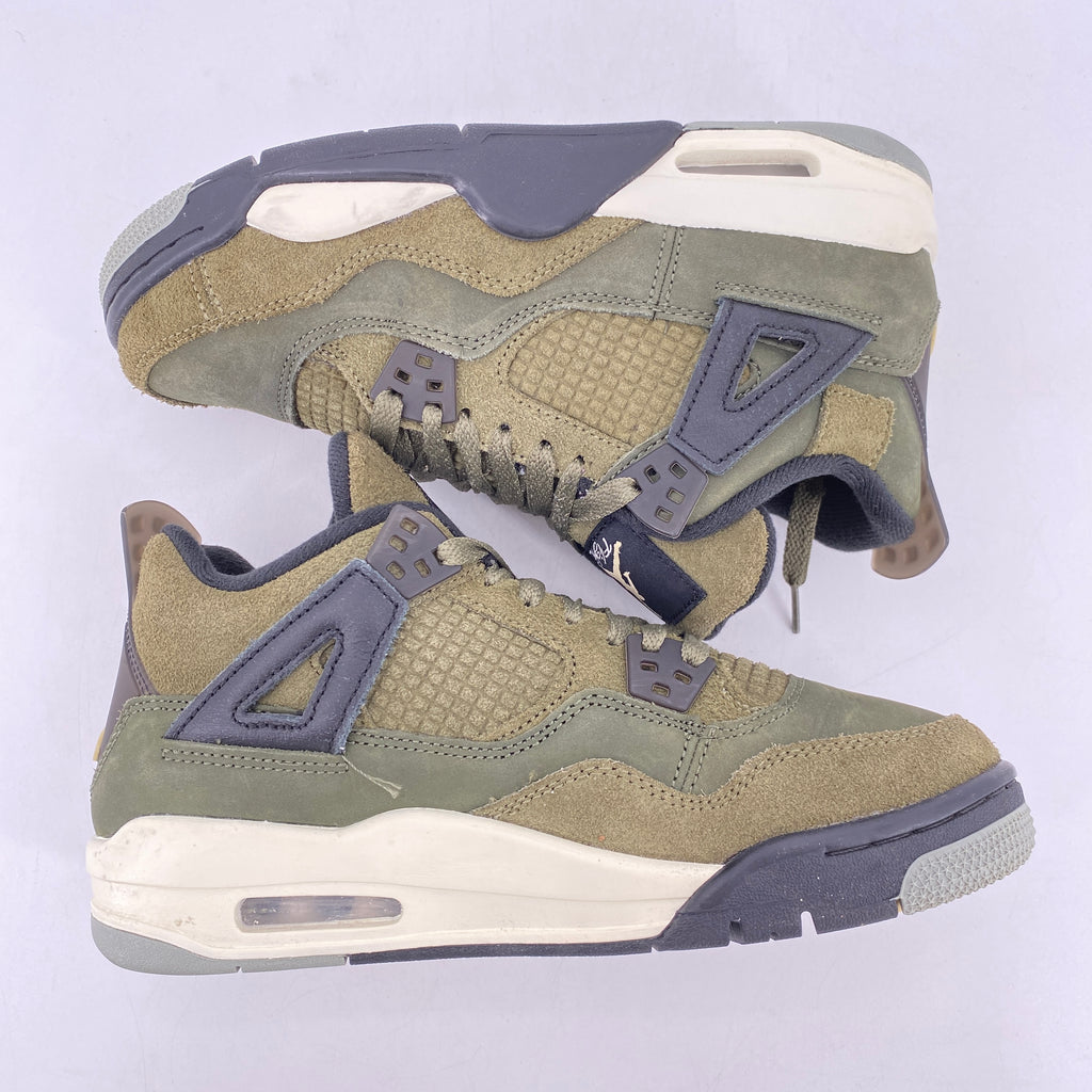 Air Jordan 4 Retro SE "Craft Olive" 2023 Used Size 6Y