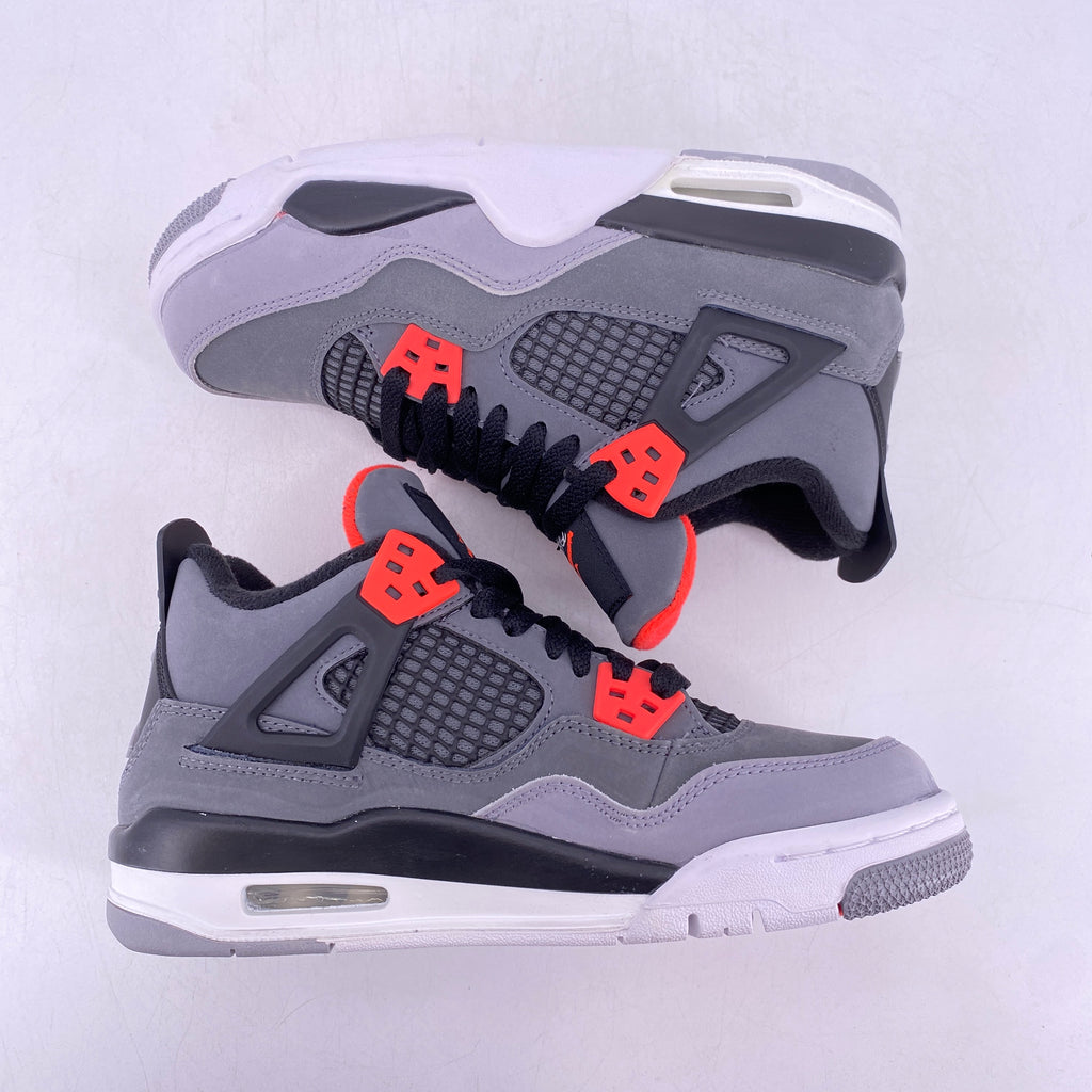 Air Jordan (GS) 4 Retro "Infrared" 2022 New Size 4Y