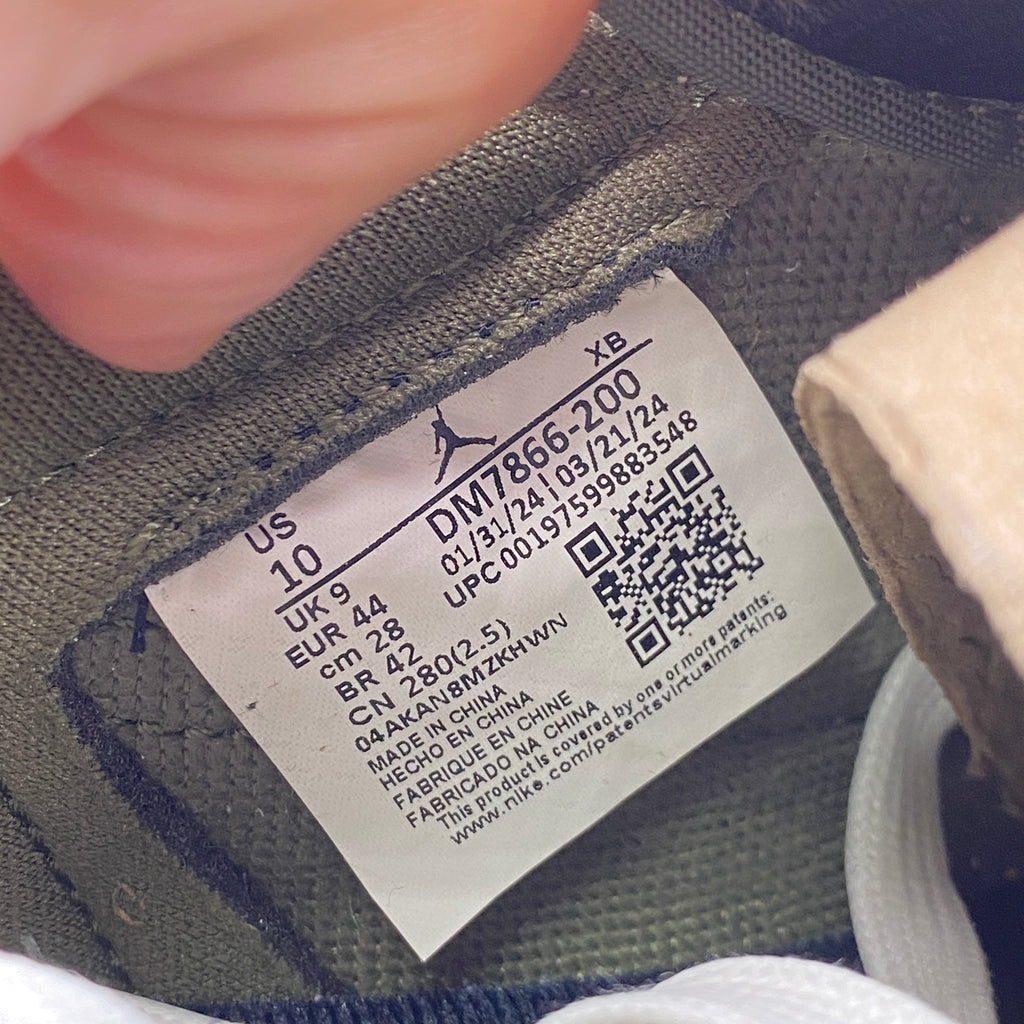 Air Jordan 1 Low OG SP "Travis Scott Medium Olive" 2024 New Size 10