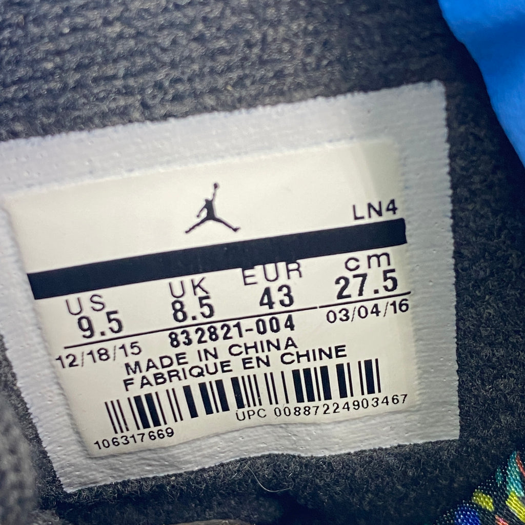 Air Jordan 8 Retro "Confetti" 2016 Used Size 9.5