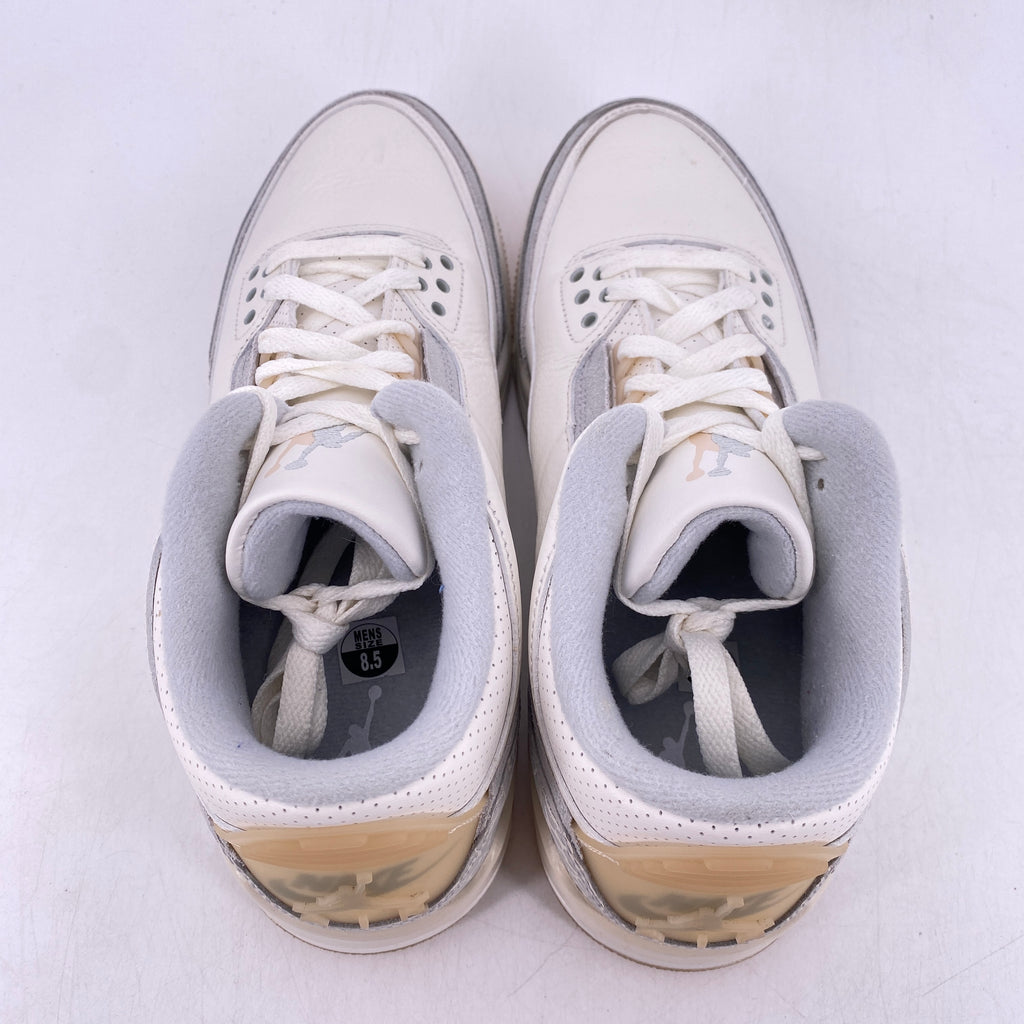 Air Jordan 3 Retro "Craft Ivory" 2024 Used Size 8.5