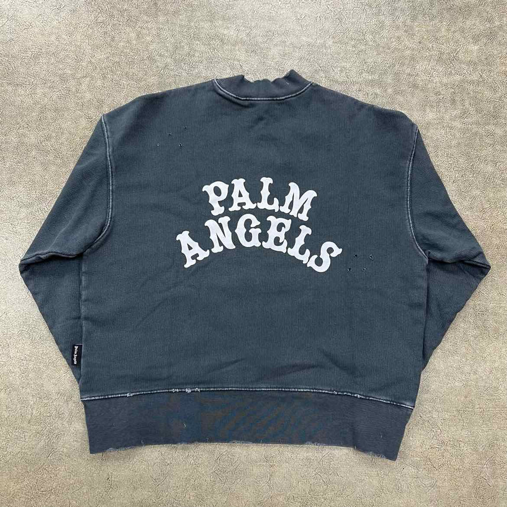 Palm Angels Crewneck Sweater "DICE GAME" Grey New Size XS
