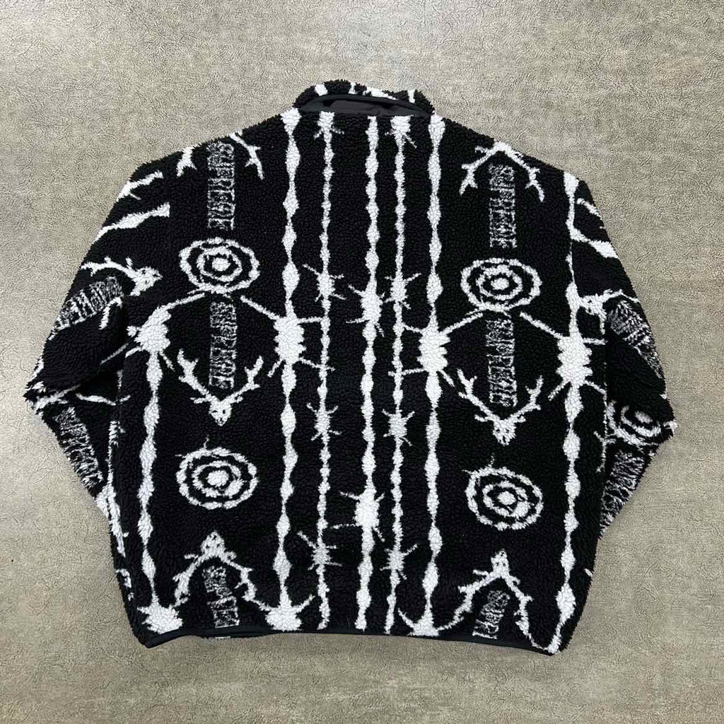 Supreme Fleece Jacket "SOUTHW WEST8" Black Used Size XL