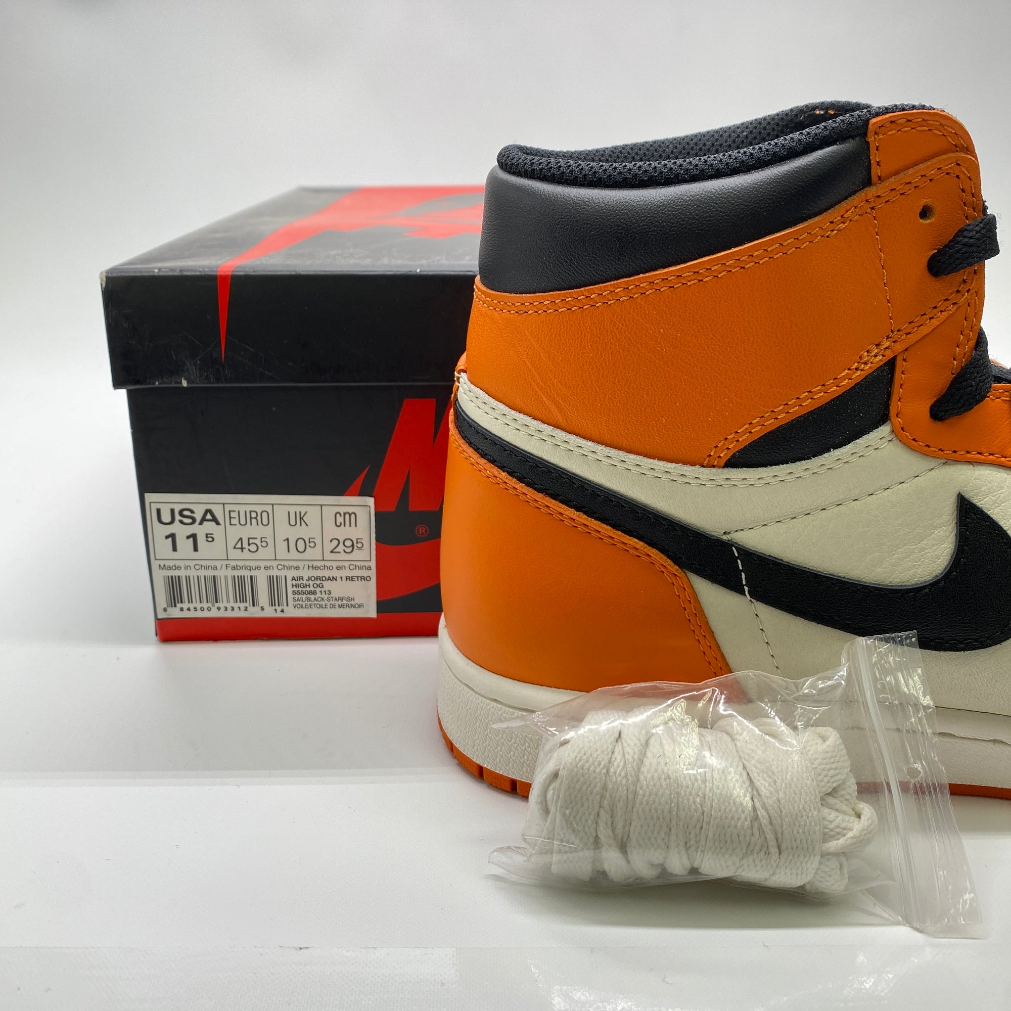 Air Jordan 1 Retro High OG &quot;Reverse Shattered Backboard&quot; 2016 Used Size 11.5