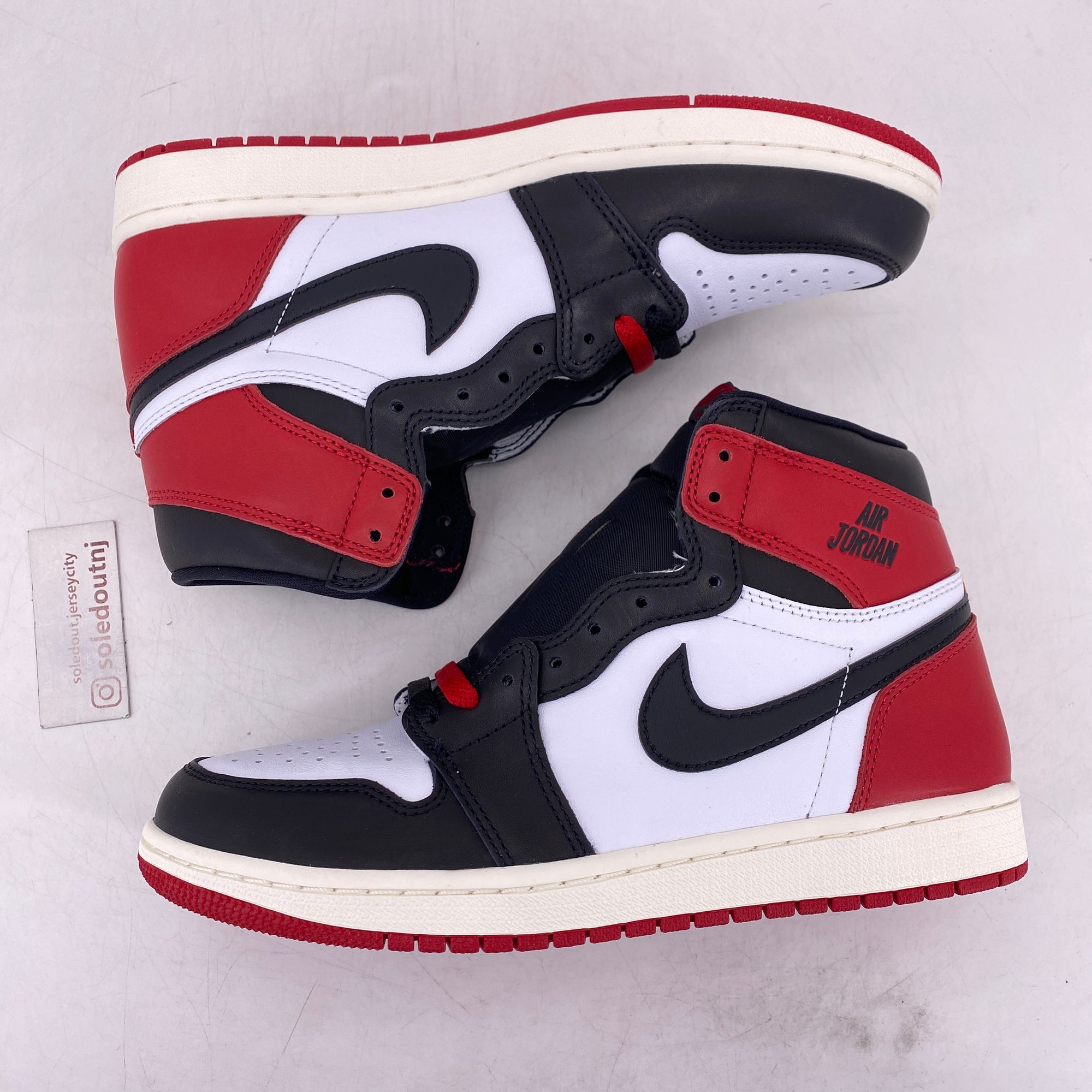 Air Jordan 1 Retro High OG &quot;Black Toe Reimagined&quot; 2024 New Size 8.5