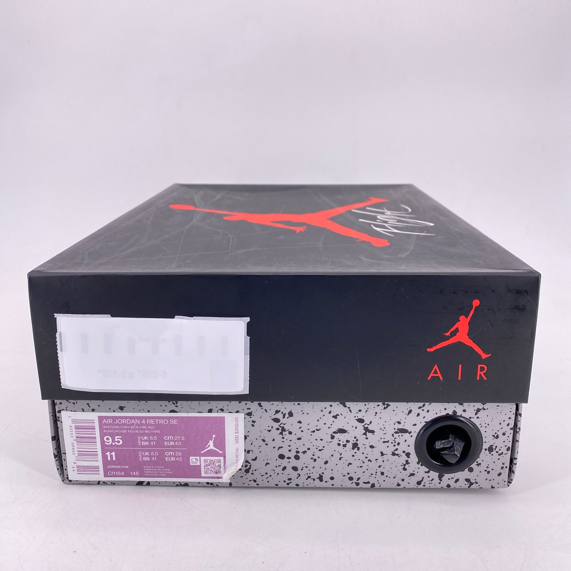 Air Jordan 4 Retro &quot;What The&quot; 2019 Used Size 9.5