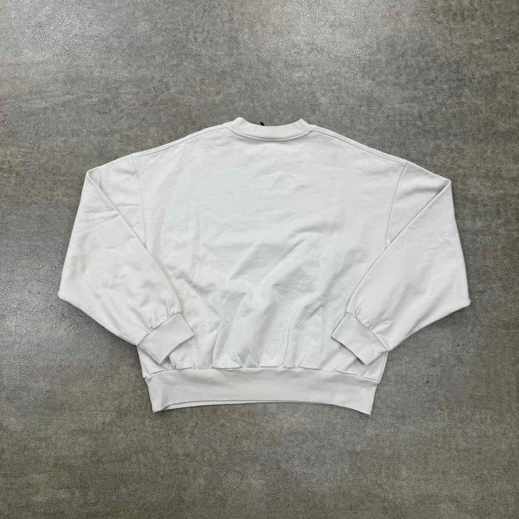 Balenciaga Crewneck Sweater "DEMNA CITIES" Beige New Size XS