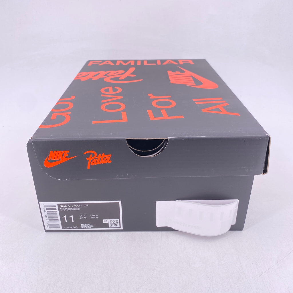 Nike Air Max 1 / Patta "Patta Waves Hyper Crimson" 2026 New Size 11