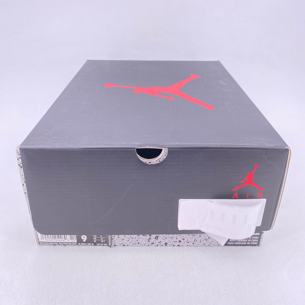 Air Jordan 5 Retro "Laney Varsity Royal" 2019 Used Size 9
