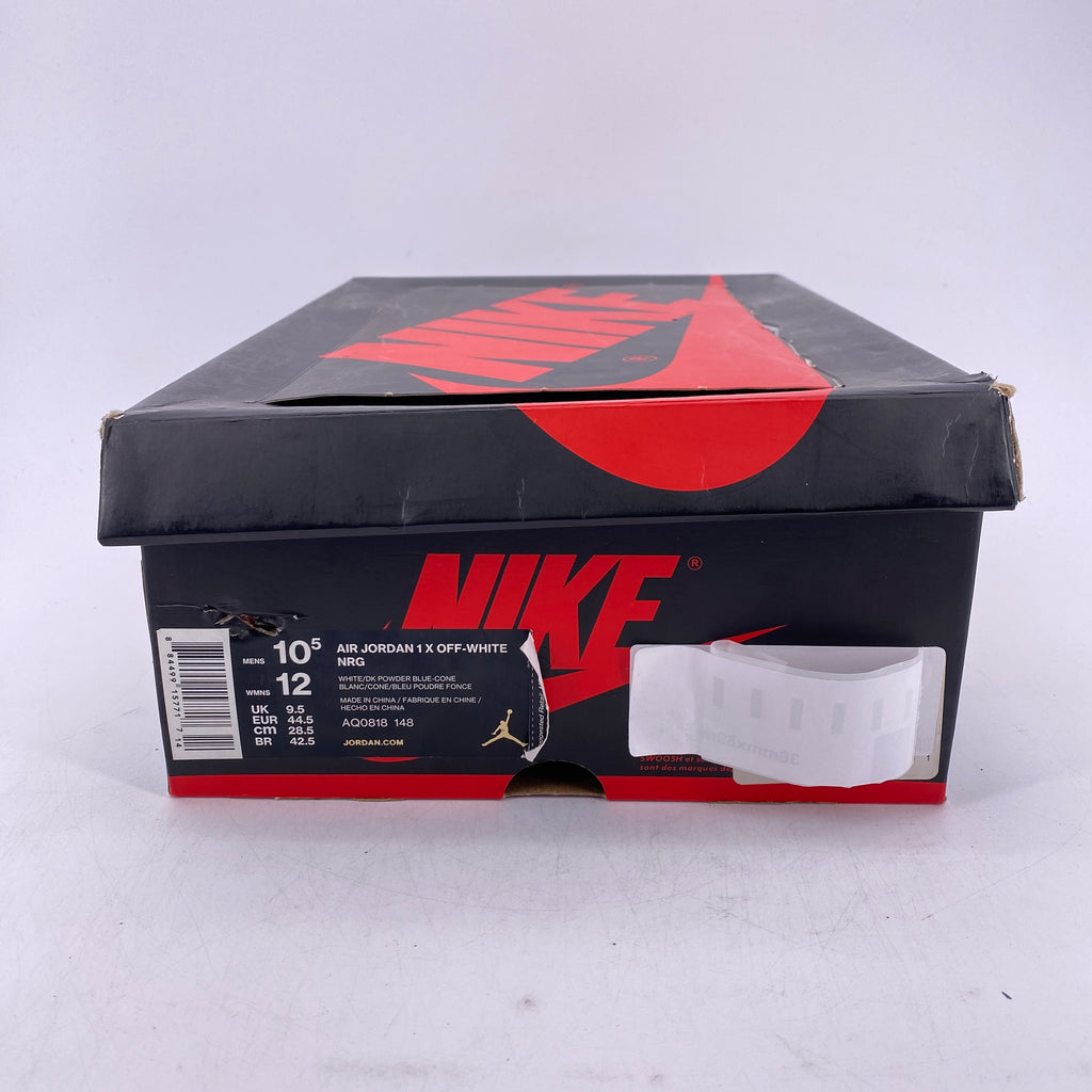 Air Jordan 1 Retro High OG "Off White Unc" 2018 Used Size 10.5