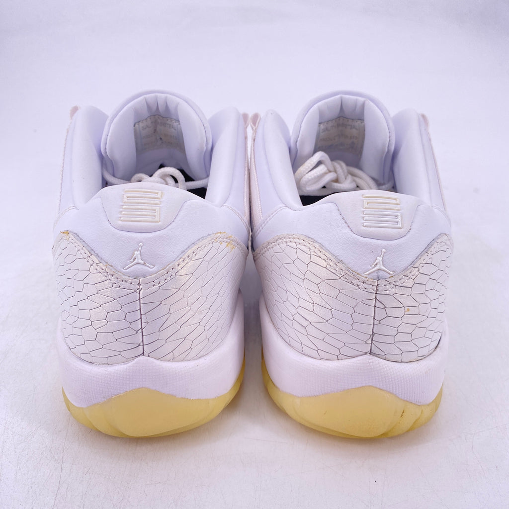 Air Jordan (GS) 11 Retro Low "Heiress Pure Platinum" 2017 Used Size 8.5Y