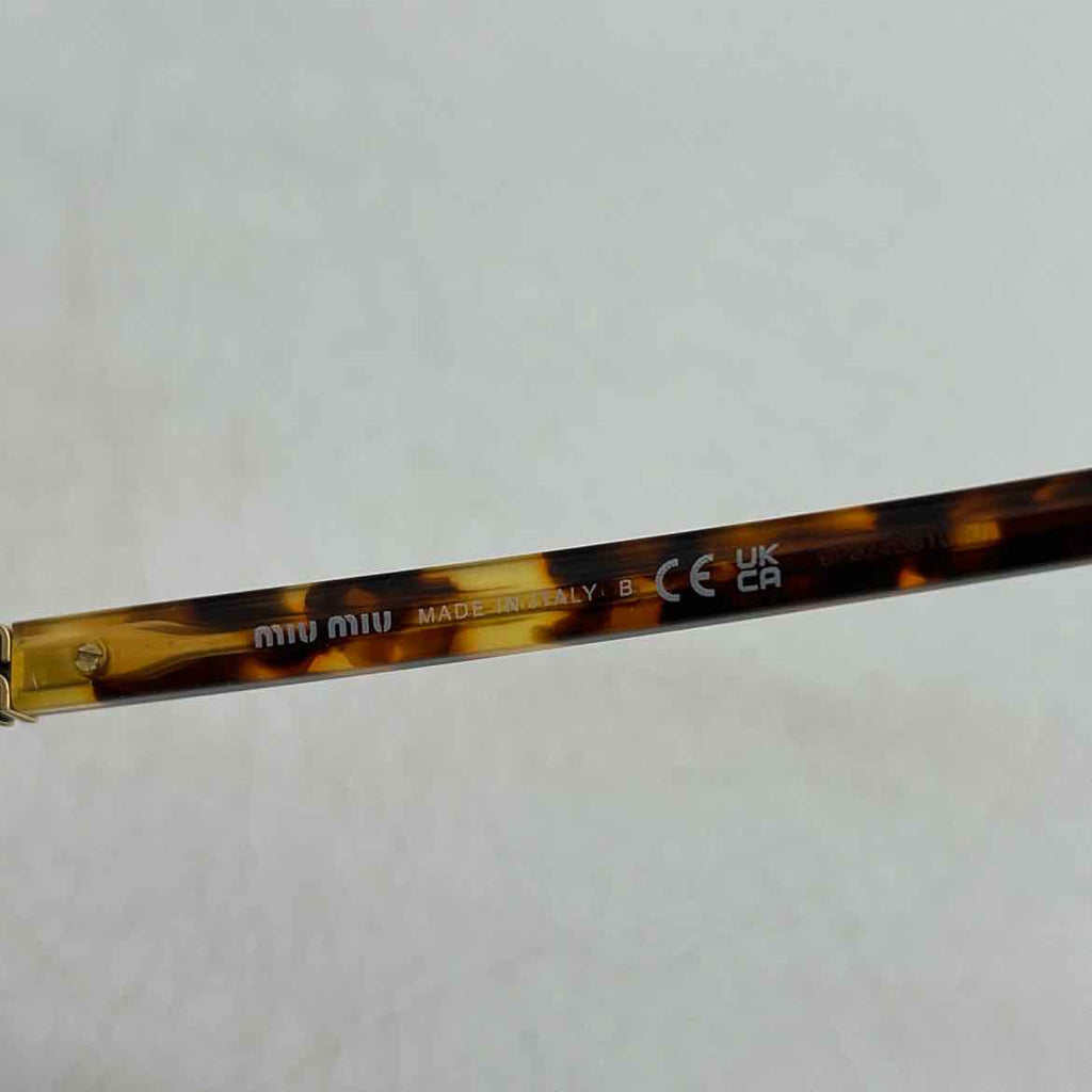 Miu Miu Sunglasses "GEOMETRIC" New Yellow Size OS