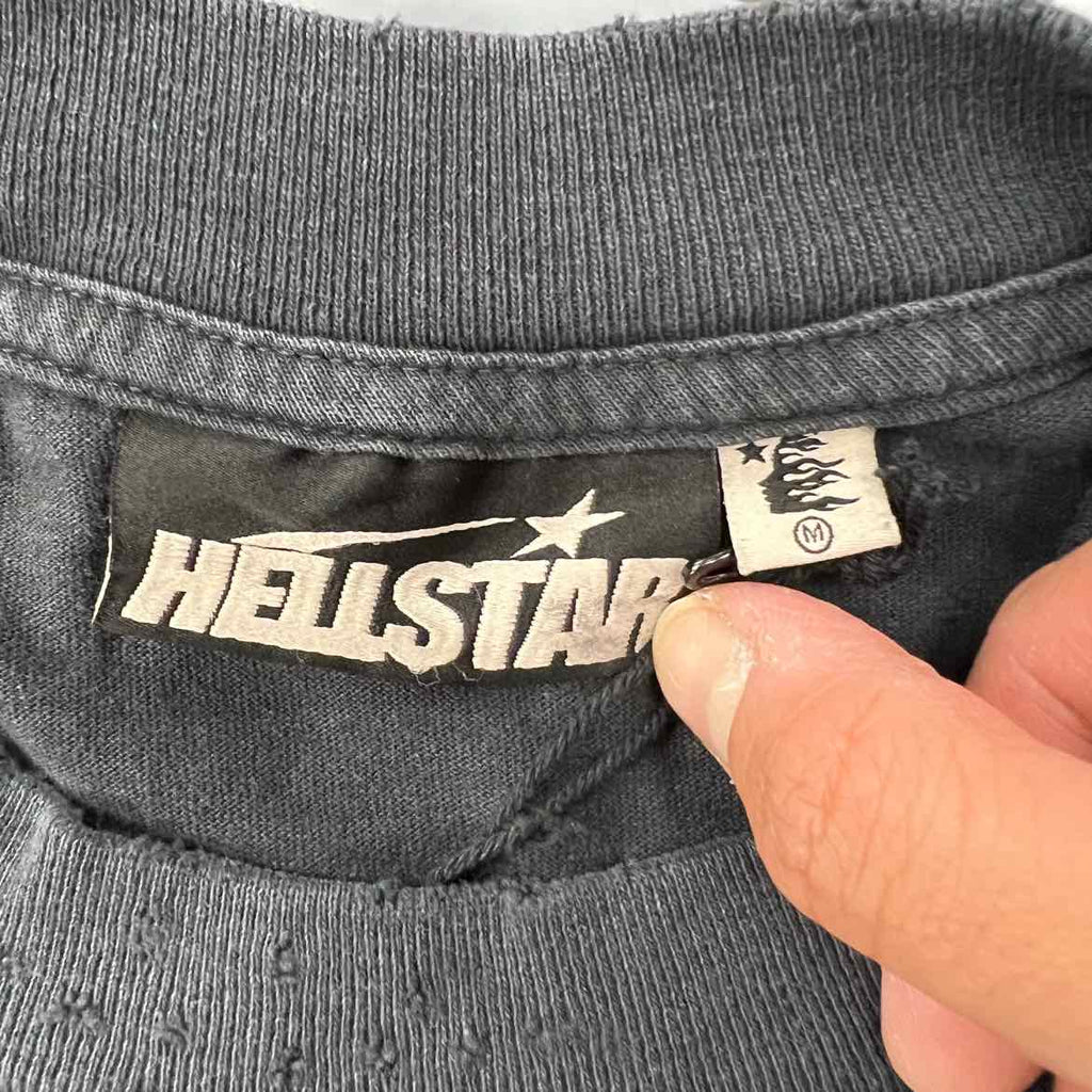 Hellstar T-Shirt "CROCHET JESUS" Black New Size M