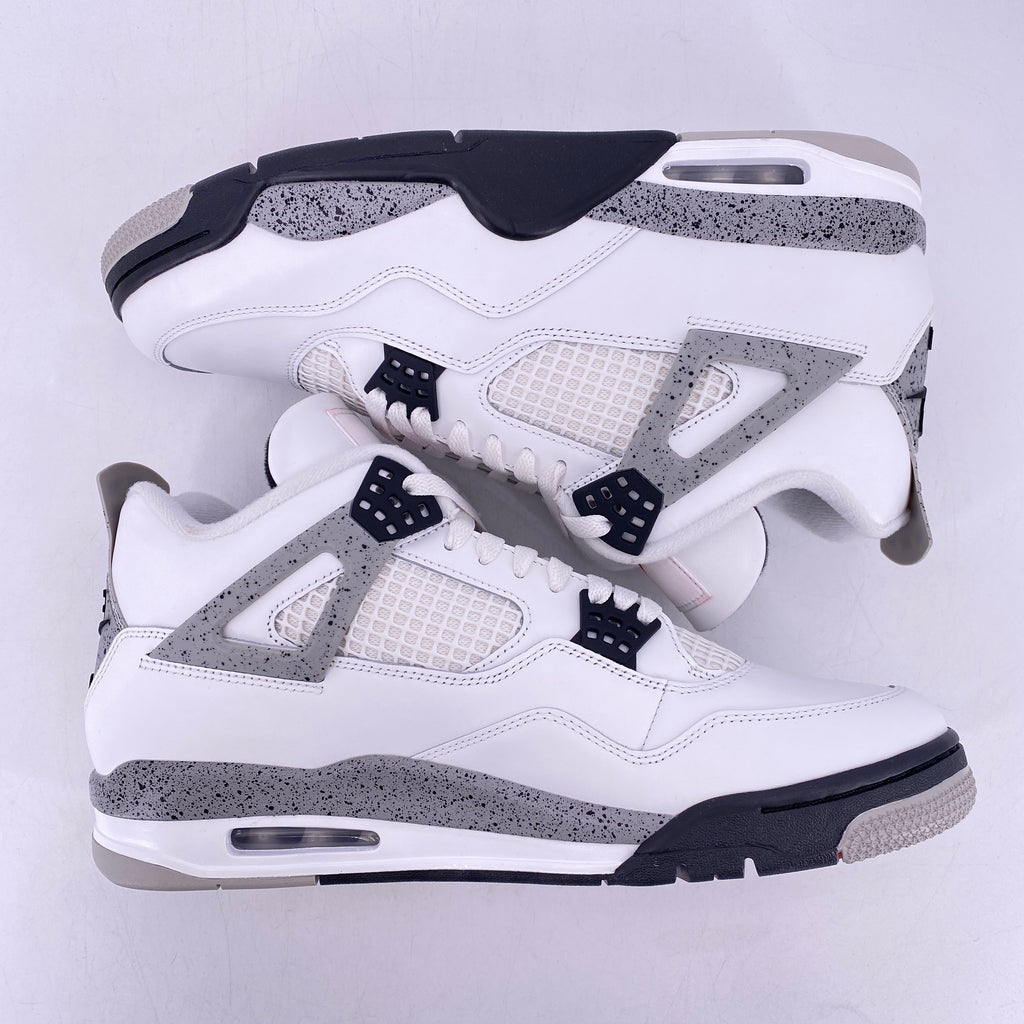 Air Jordan 4 Retro "White Cement" 2025 New Size 12