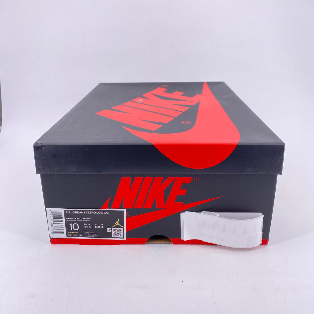 Air Jordan 1 Retro Low "Bleached Coral" 2022 Used Size 10