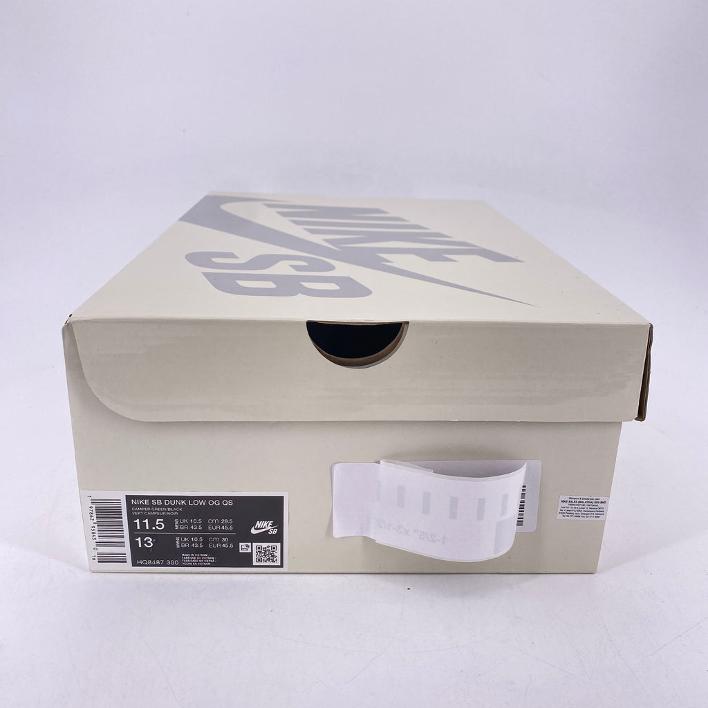 Nike SB Dunk Low "Supreme 94 Camper Green" 2025 New Size 11.5
