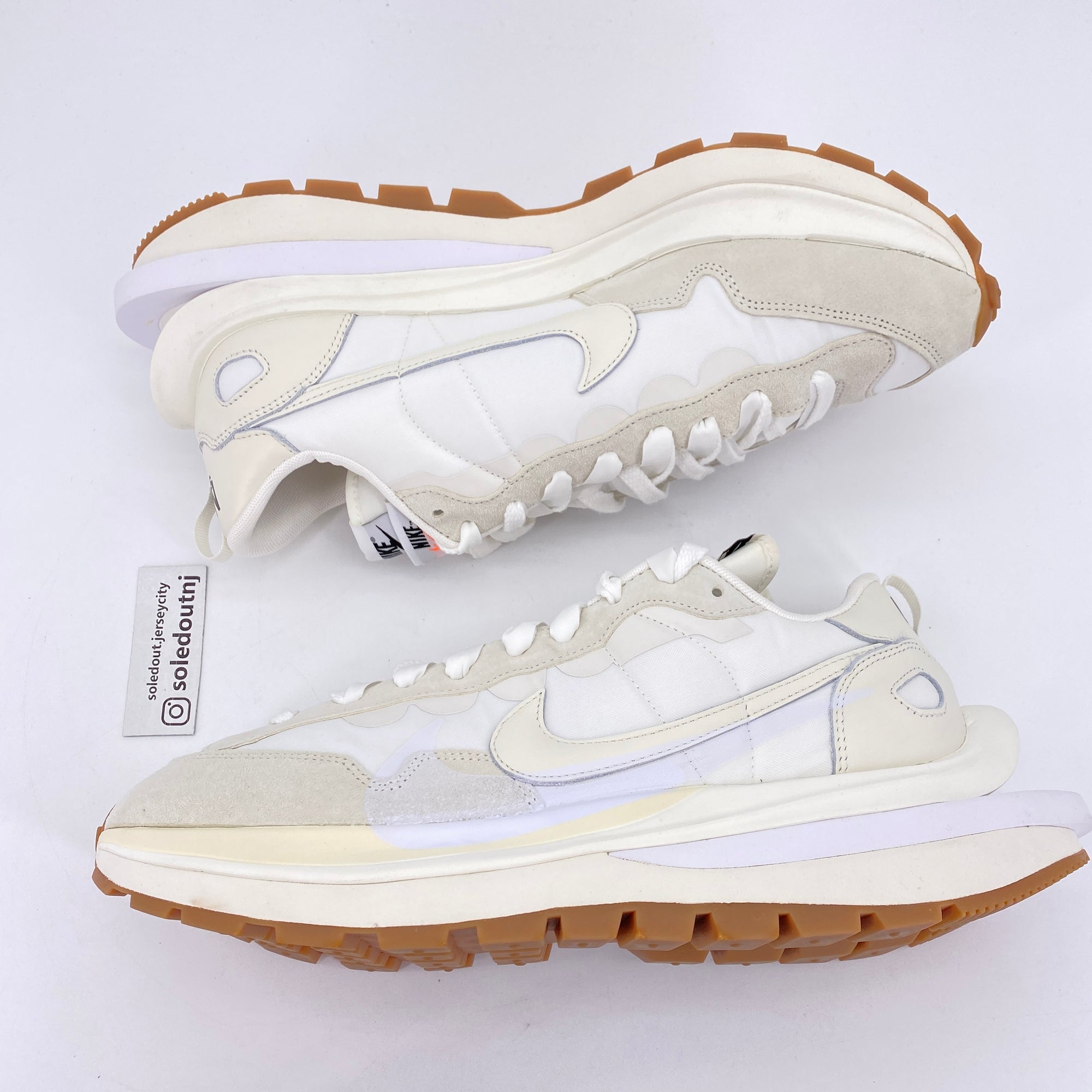 Nike Vaporwaffle / Sacai &quot;Sail Gum&quot; 2022 New Size 12