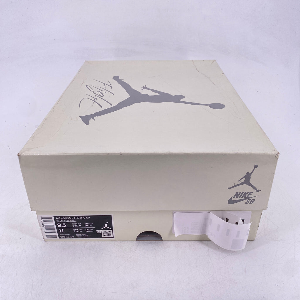 Air Jordan 4 Retro "Pine Green" 2023 Used Size 9.5