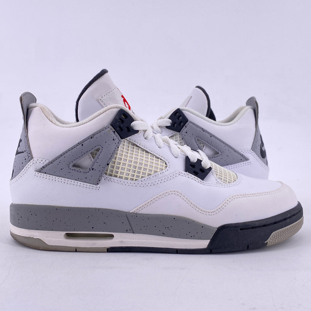 Air Jordan (BG) 4 Retro "White Cement" 2016 Used Size 6.5Y
