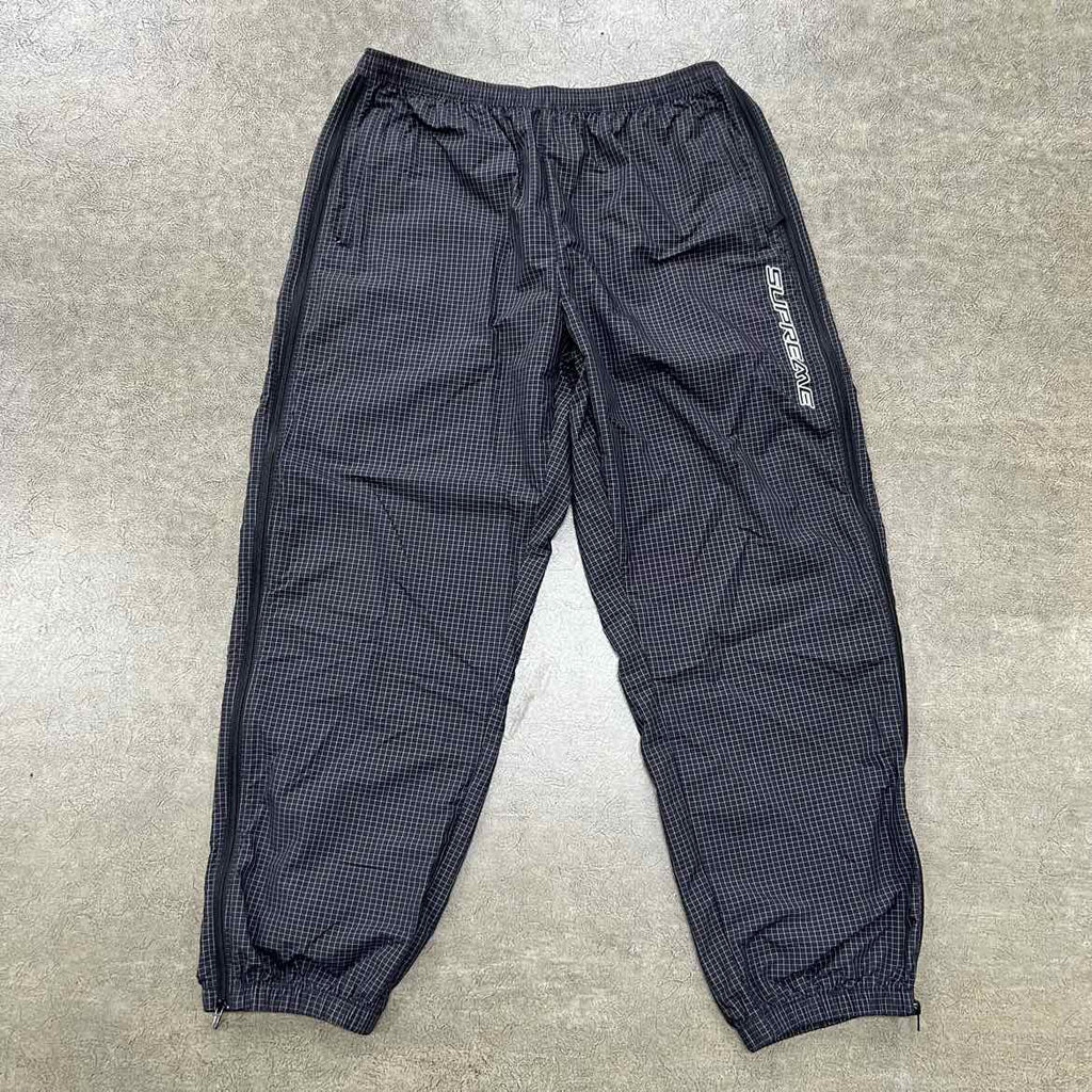 Supreme Track Pants "GRID" Black Used Size L