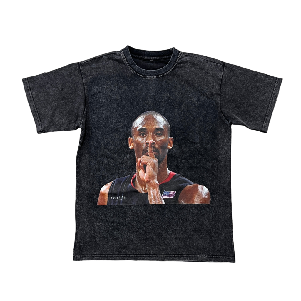 Soled Out T-Shirt "KOBE" Vintage Black Size 2XL