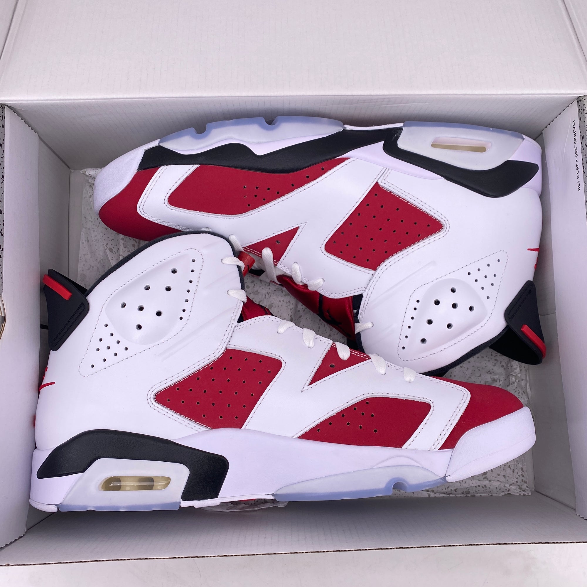 Air Jordan 6 Retro &quot;Carmine&quot; 2021 New (Cond) Size 13