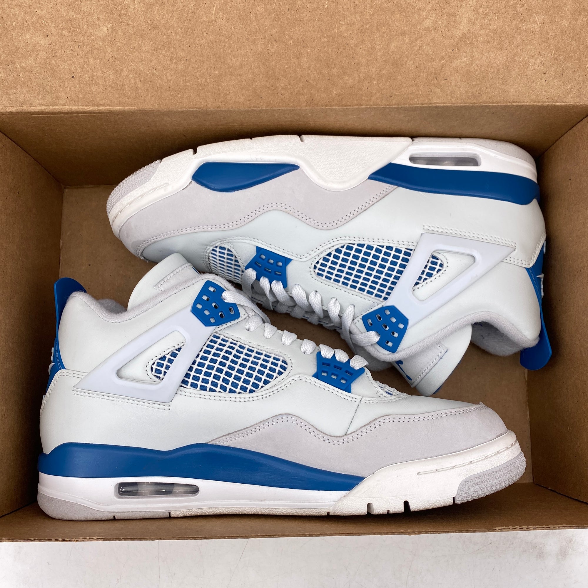 Air Jordan 4 Retro &quot;Military Blue&quot; 2024 Used Size 8.5