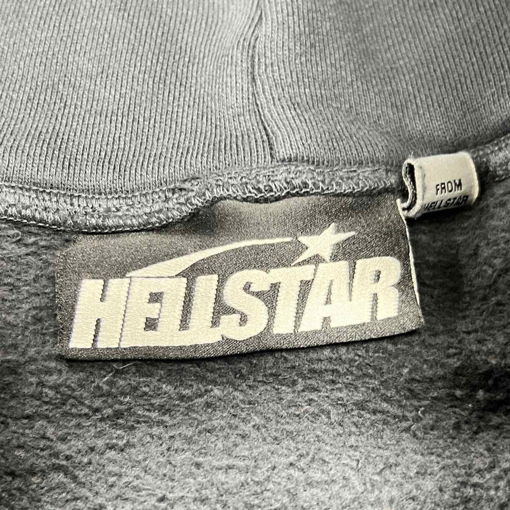 Hellstar Hoodie "NO GUTS NO GLORY" Black New Size L