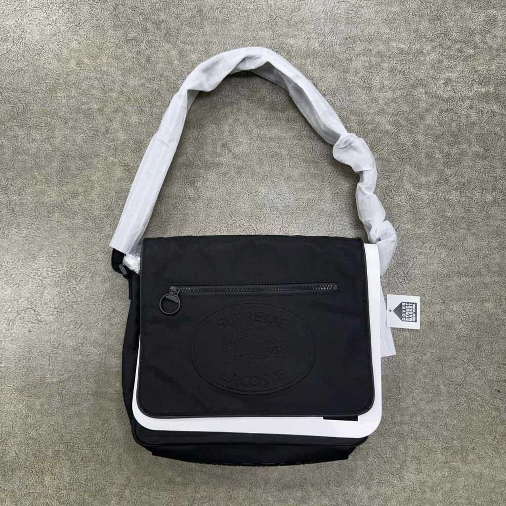 Supreme Messenger Bag "LACOSTE" 2019 New Black