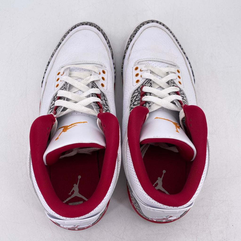 Air Jordan 3 Retro "Cardinal" 2022 Used Size 10