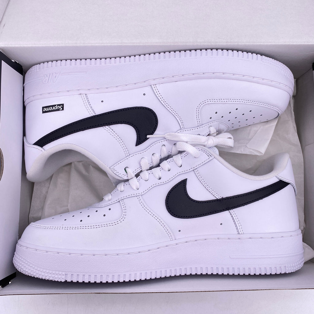 Nike Air Force 1 Low "Supreme White Black" 2025 New Size 10.5
