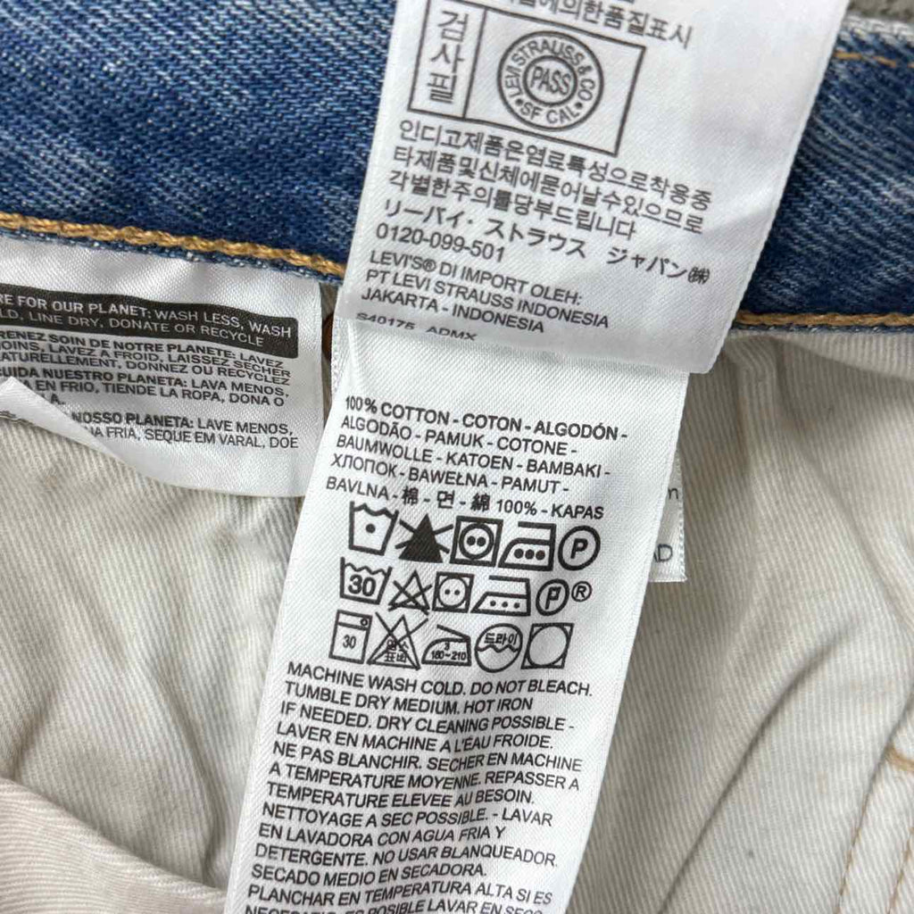 Denim Tears Jeans "COTTON WREATH" Blue Used Size 42