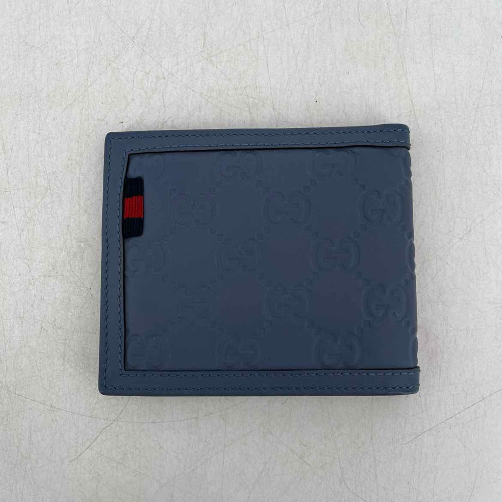 Gucci Wallet "BLUE" Used Blue Wallets