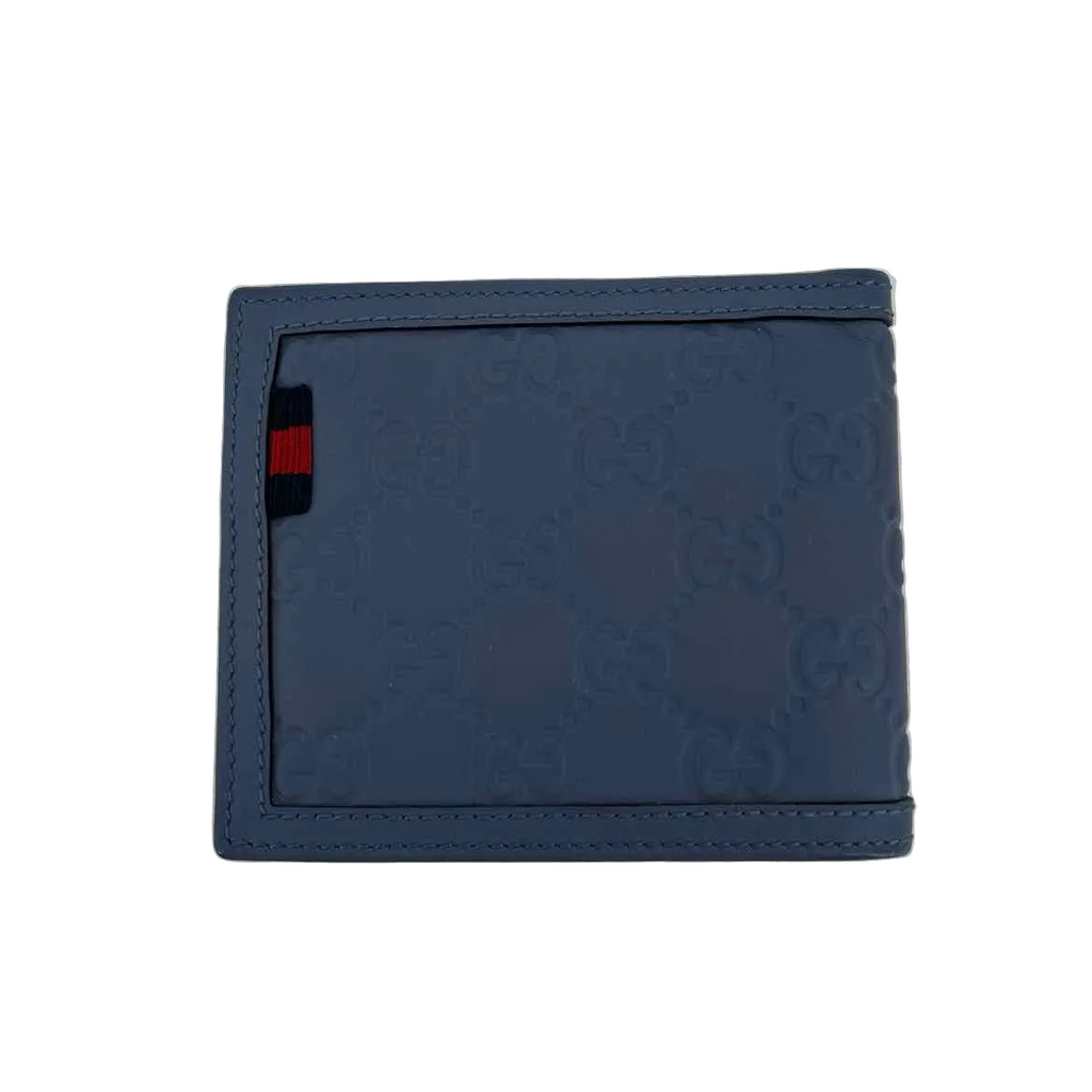 Gucci Wallet "BLUE" Used Blue Wallets