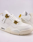 Air Jordan (W) 4 Retro "Metallic Gold" 2024 New Size 10W