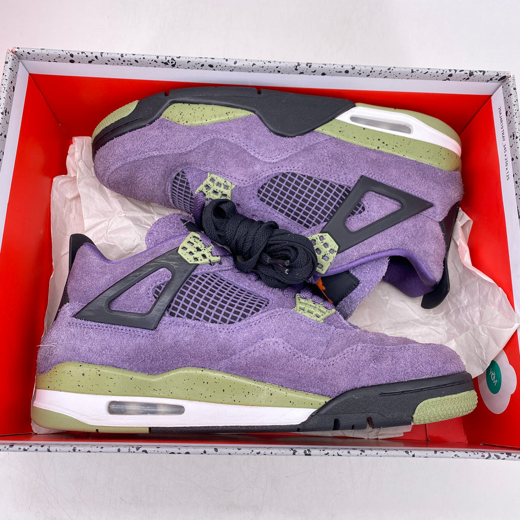 Air Jordan (W) 4 Retro "Canyon Purple" 2022 Used Size 11.5W