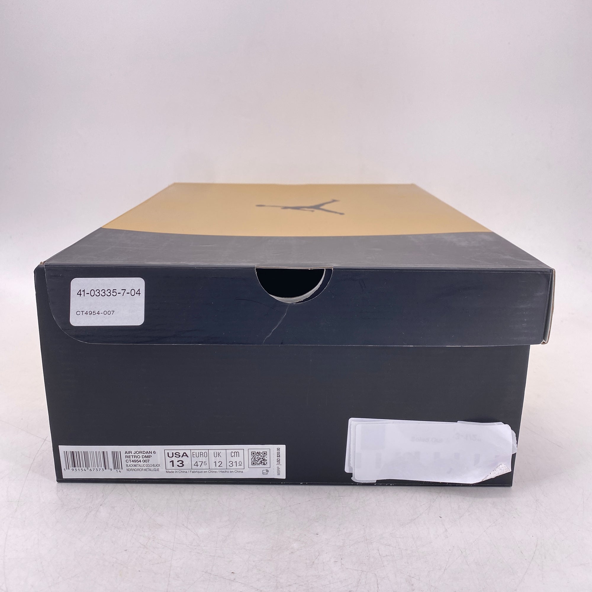 Air Jordan 6 Retro &quot;Dmp&quot; 2020 New Size 13