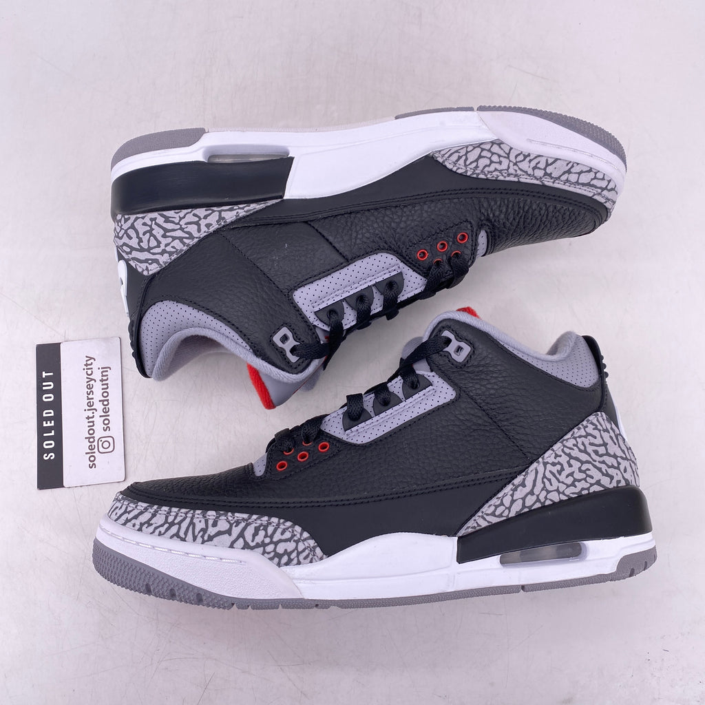 Air Jordan 3 Retro "Black Cement" 2018 New Size 9.5