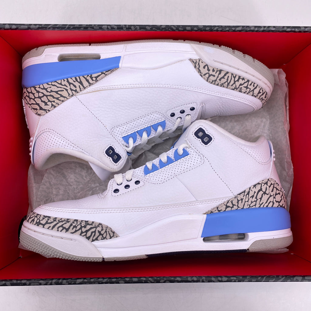 Air Jordan 3 Retro "Unc" 2020 Used Size 9.5