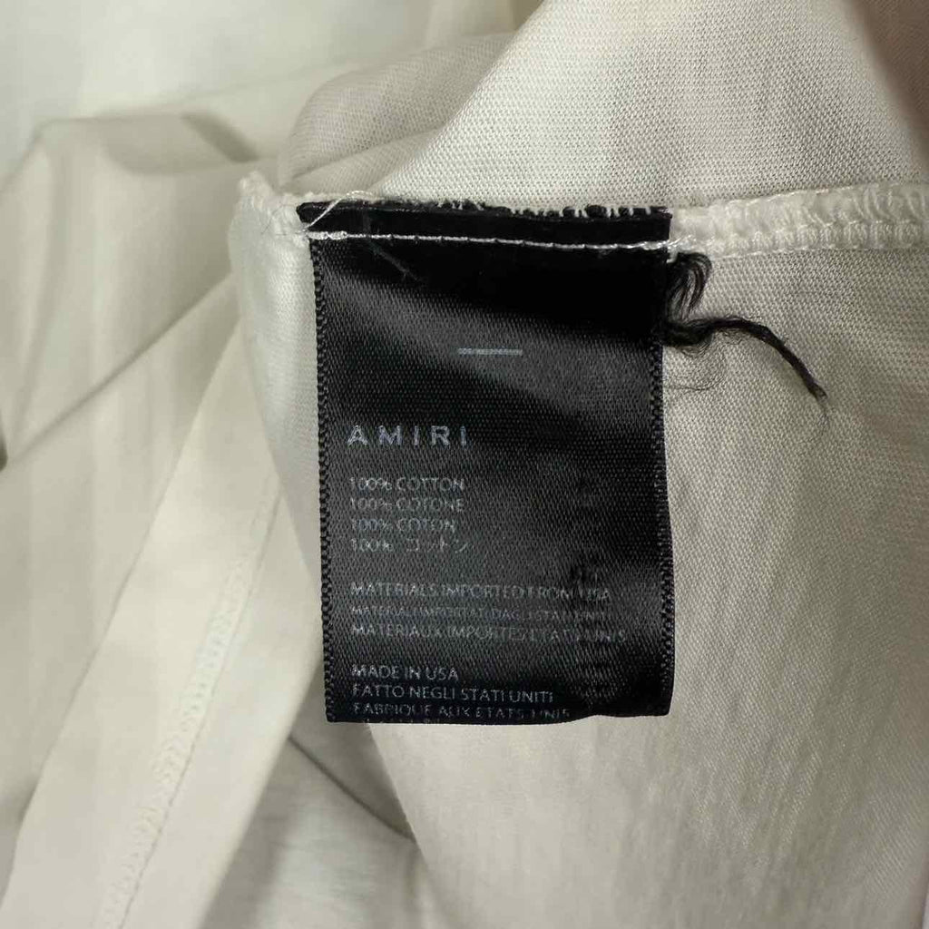 Amiri T-Shirt "ANGEL" White Used Size M