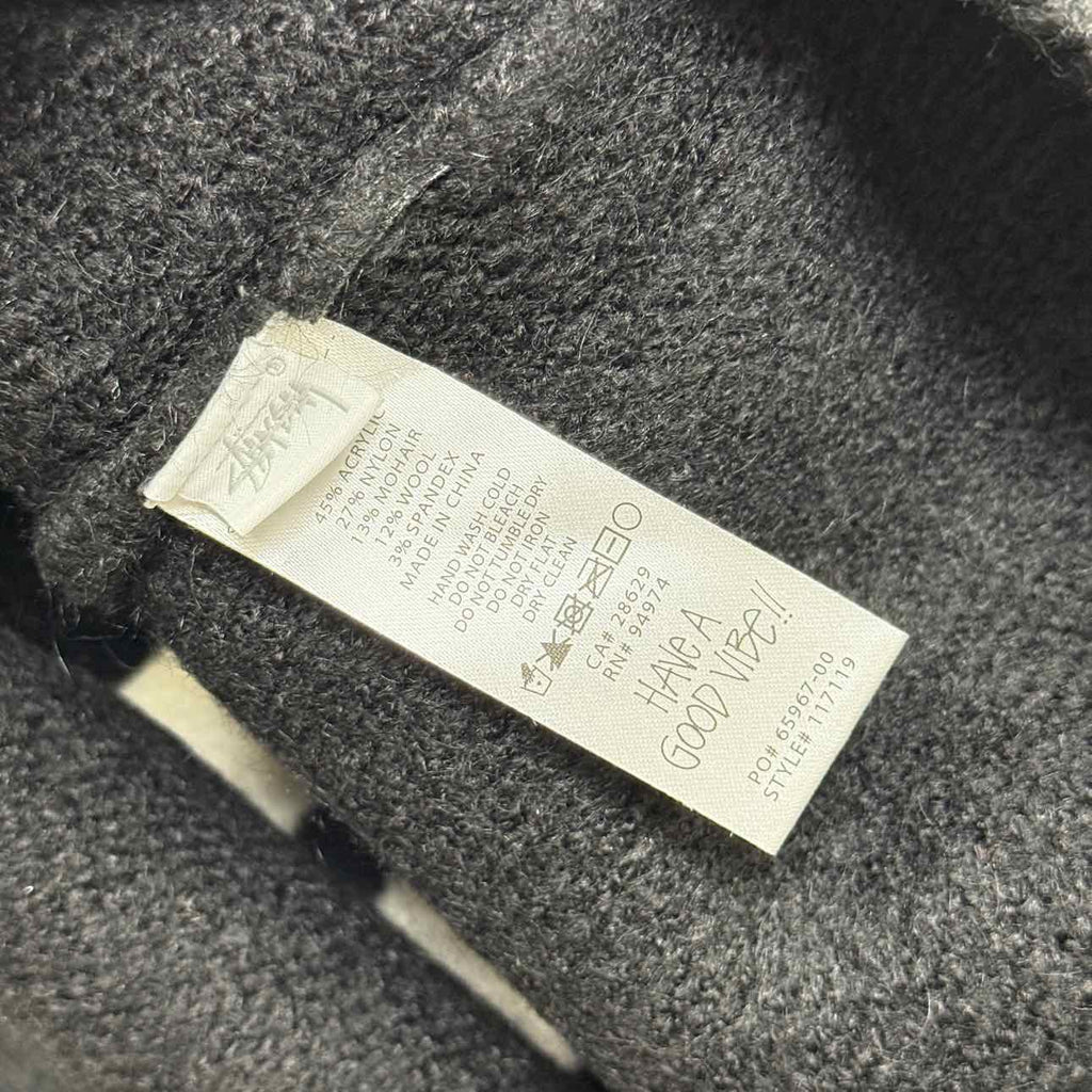 Stussy Vest "MOHAIR" Black New Size XXL