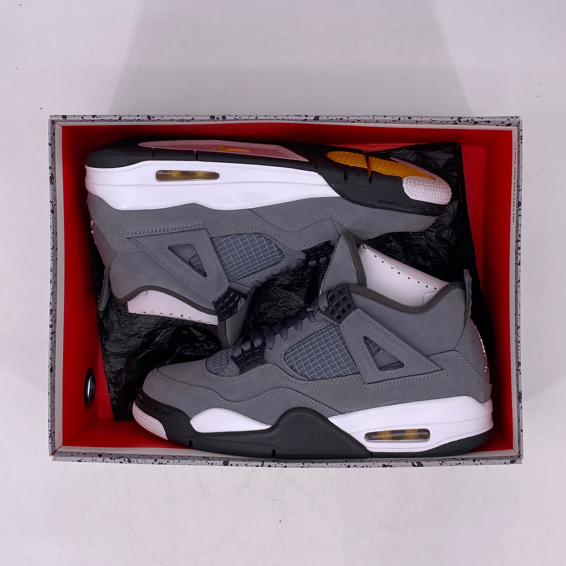 Jordan retro 4 cool grey size 8 on sale