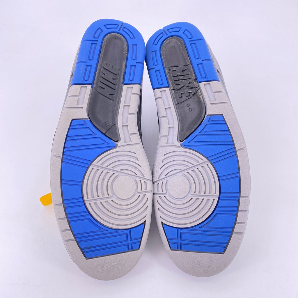 Air Jordan 2 Retro Low "Ow Black Blue" 2021 Used Size 10