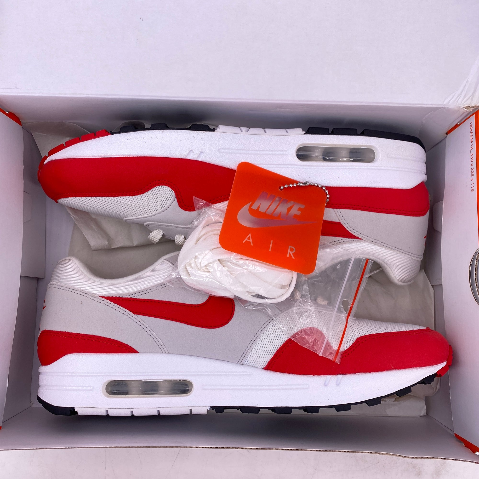 Nike Air Max 1 &quot;Anniversary Red&quot; 2017 New Size 10.5