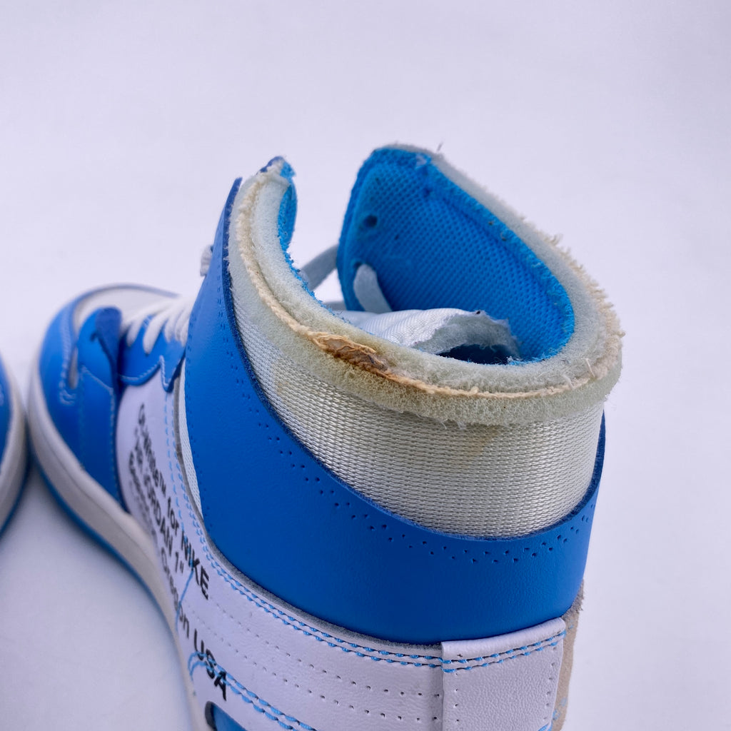 Air Jordan 1 Retro High OG "Off White Unc" 2018 Used Size 11.5