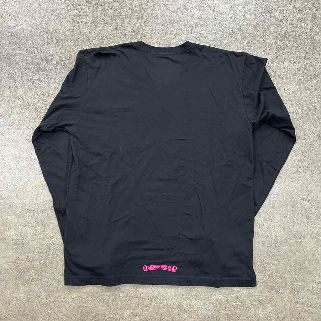 Chrome Hearts Long Sleeve "POCKET" Black New Size L