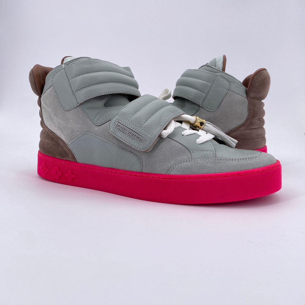 Louis Vuitton Jaspers "Kanye Zen Grey Pink" 2009 New (Cond) Size 9.5 LV