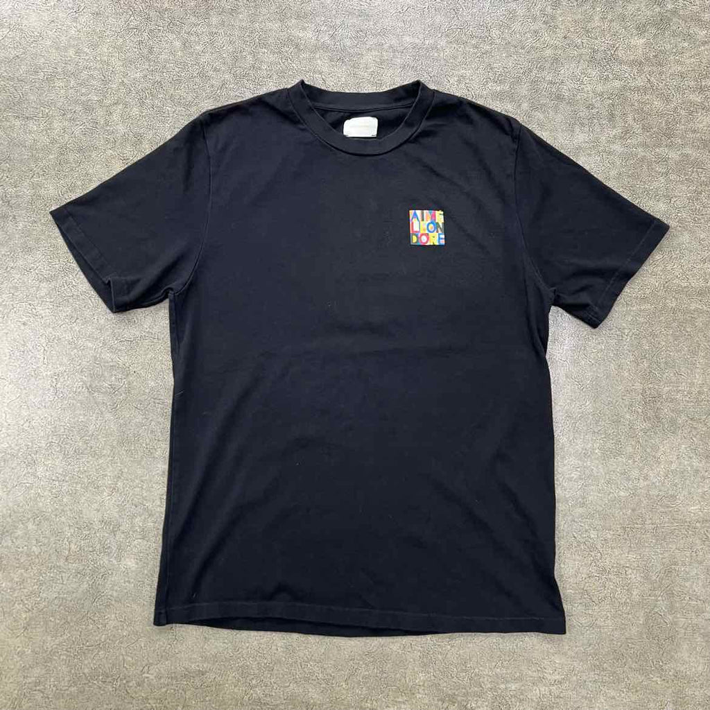 Aime Leon Dore T-Shirt "STACKED" Black Used Size L